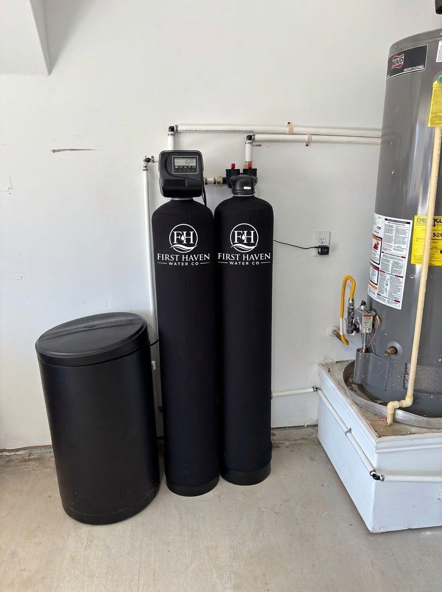 Water treatment system installation, example 5