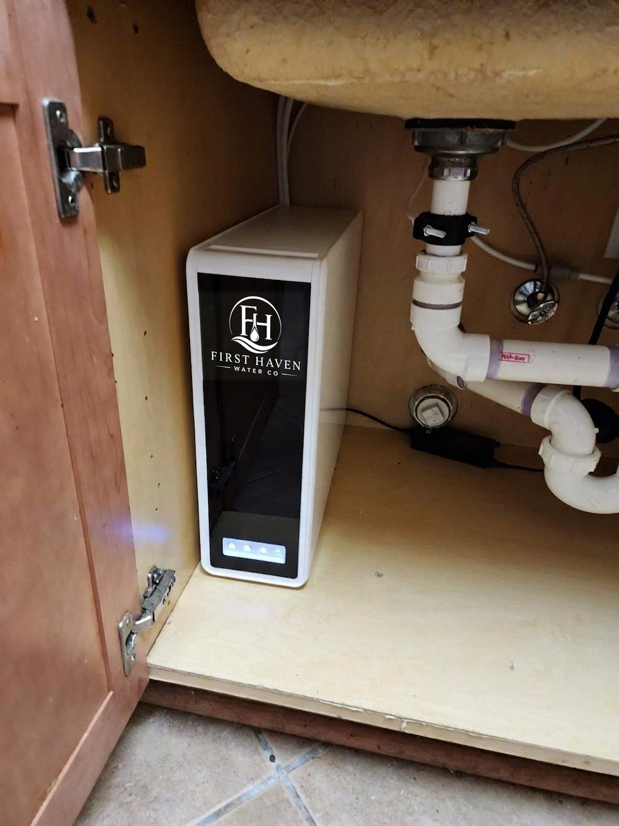 Water treatment system installation, example 8